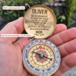 LifePathCompass© - Engraved Compass in Danish