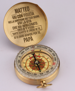 LifePathCompass© - Engraved Compass in Italian - Image 3