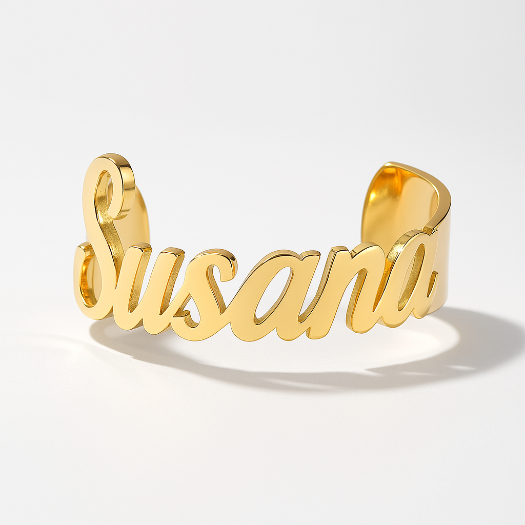 Bracciale Personalizzato Con Nome In Onice 6mm - Gioiello Unisex Fatto A Mano, Regalo Per Coppie E Amici, Nero Opaco