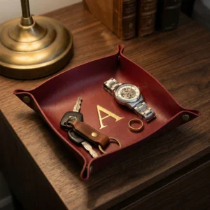 Monogram Leren Schaaltje