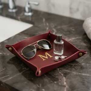 Monogram Leren Schaaltje