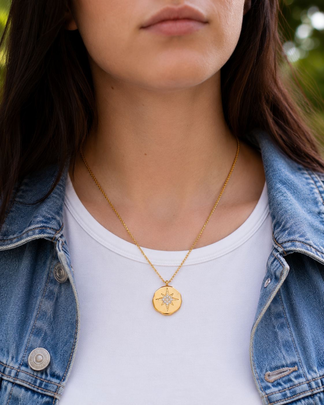 Gold-Plated North Star Necklace - Image 6