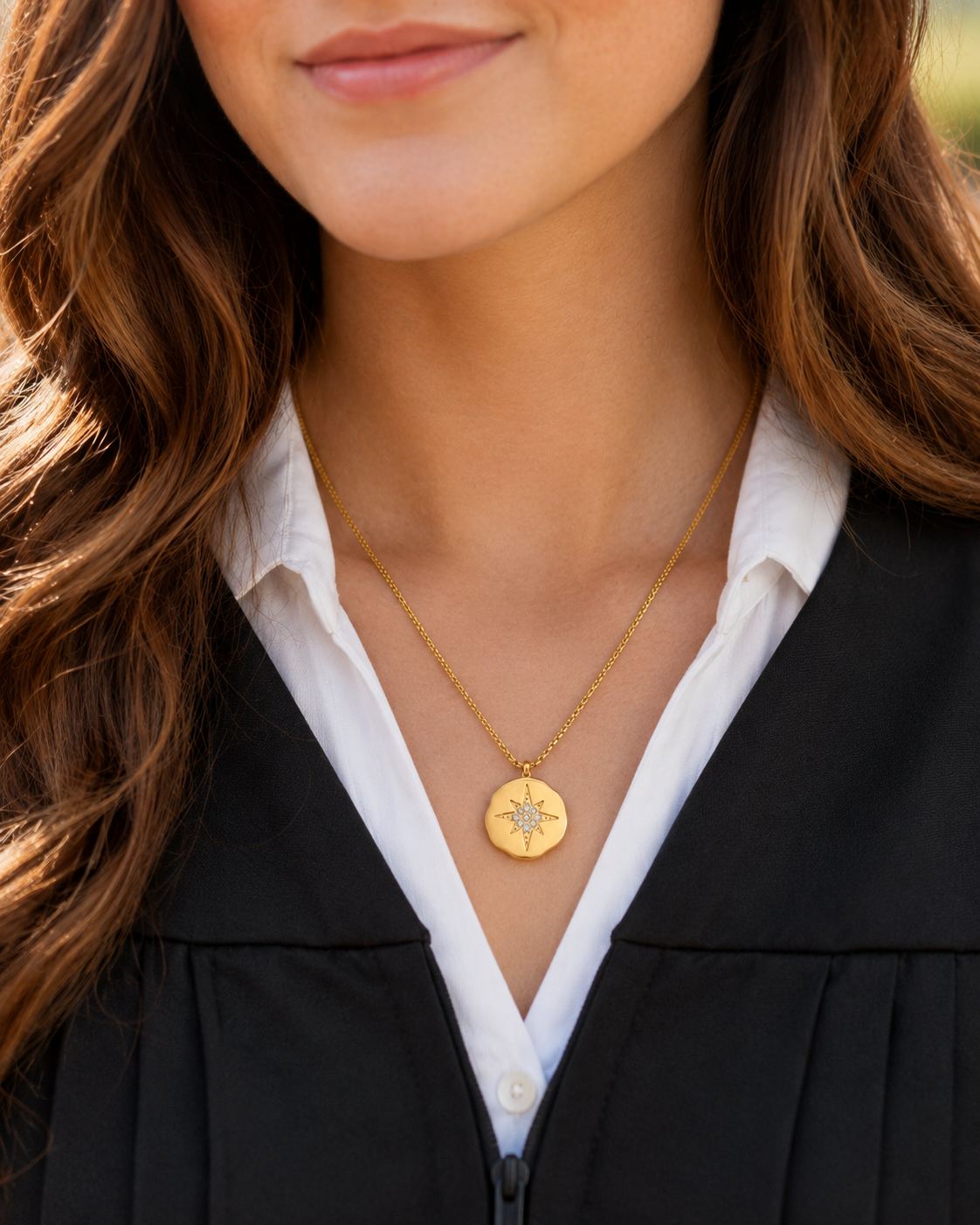 Gold-Plated North Star Necklace - Image 7