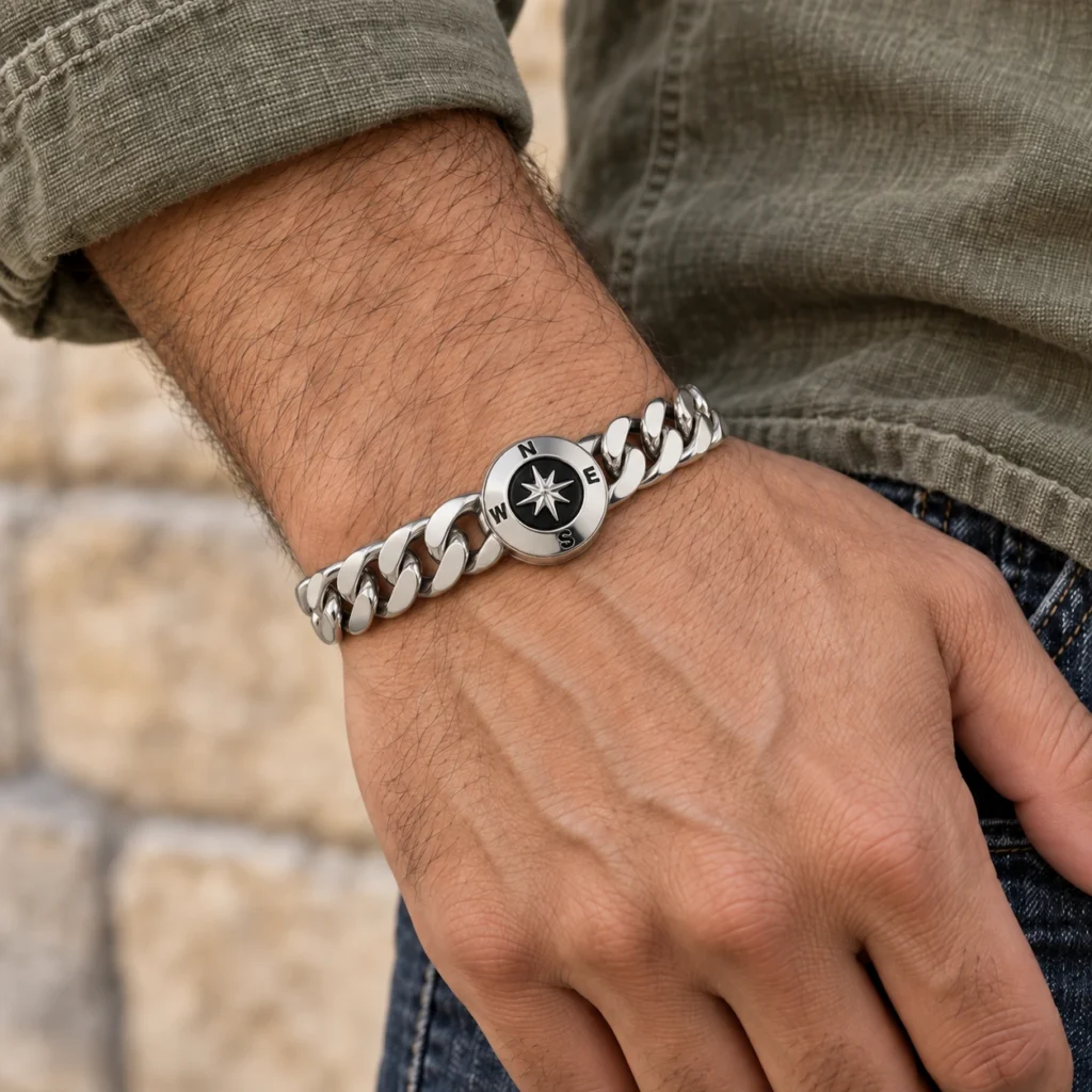Brede schakelarmband