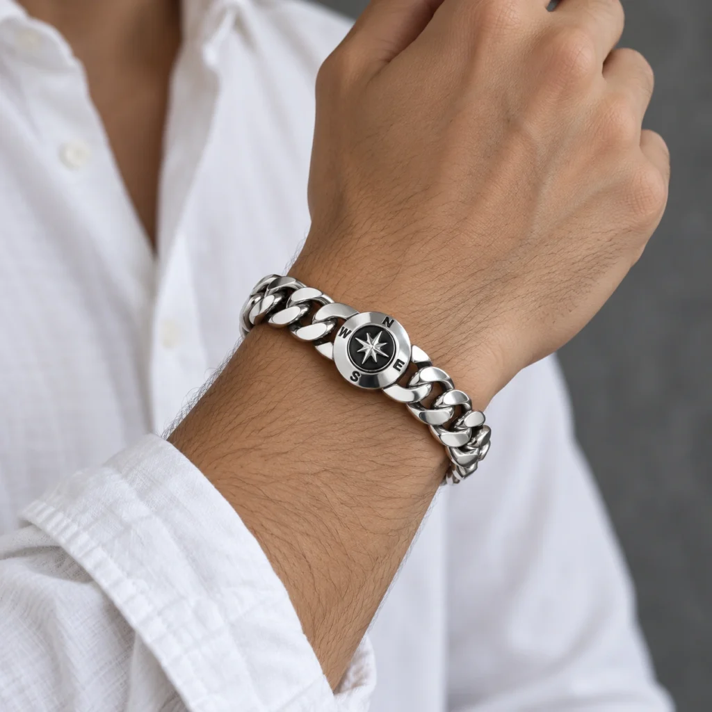 Brede schakelarmband